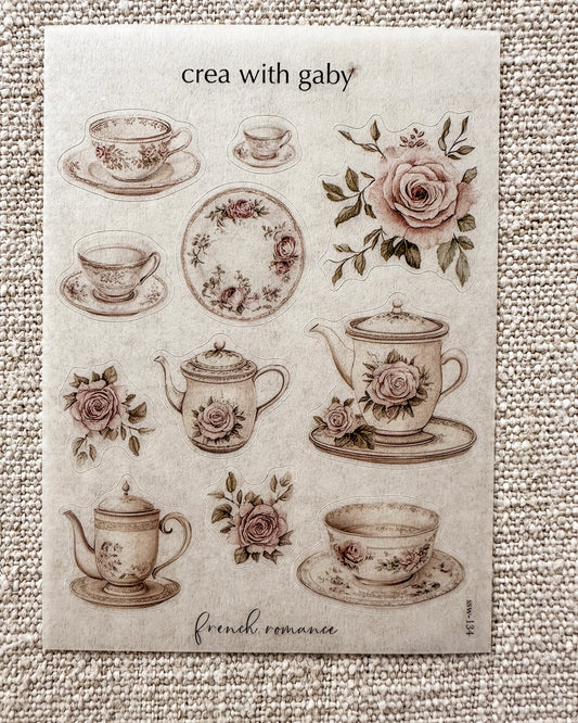 Stickervel | French romance 1