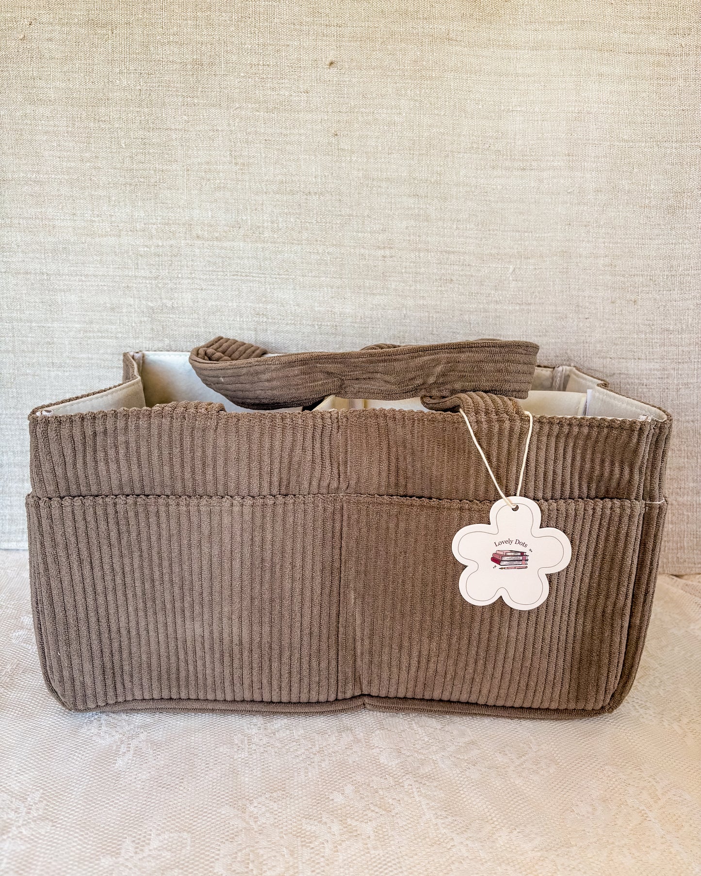 Hobbytas rib | taupe