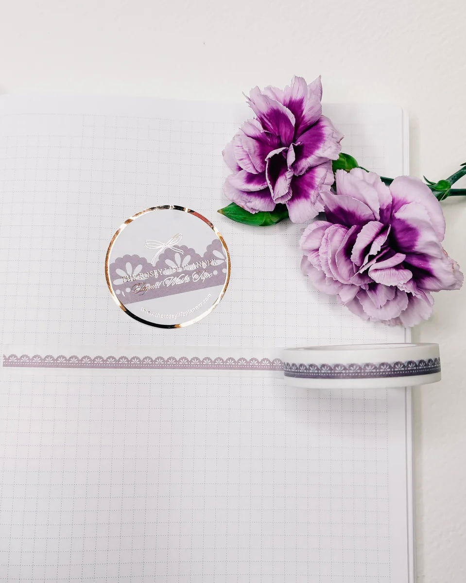 Washitape | purple lace small