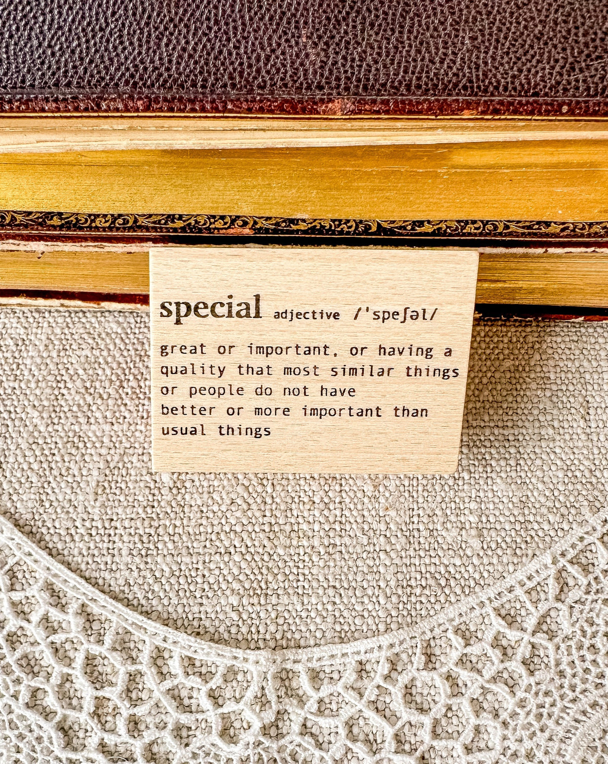 Houten stempel | special