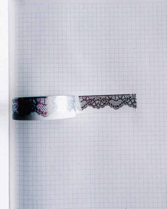 Washitape | lace silver