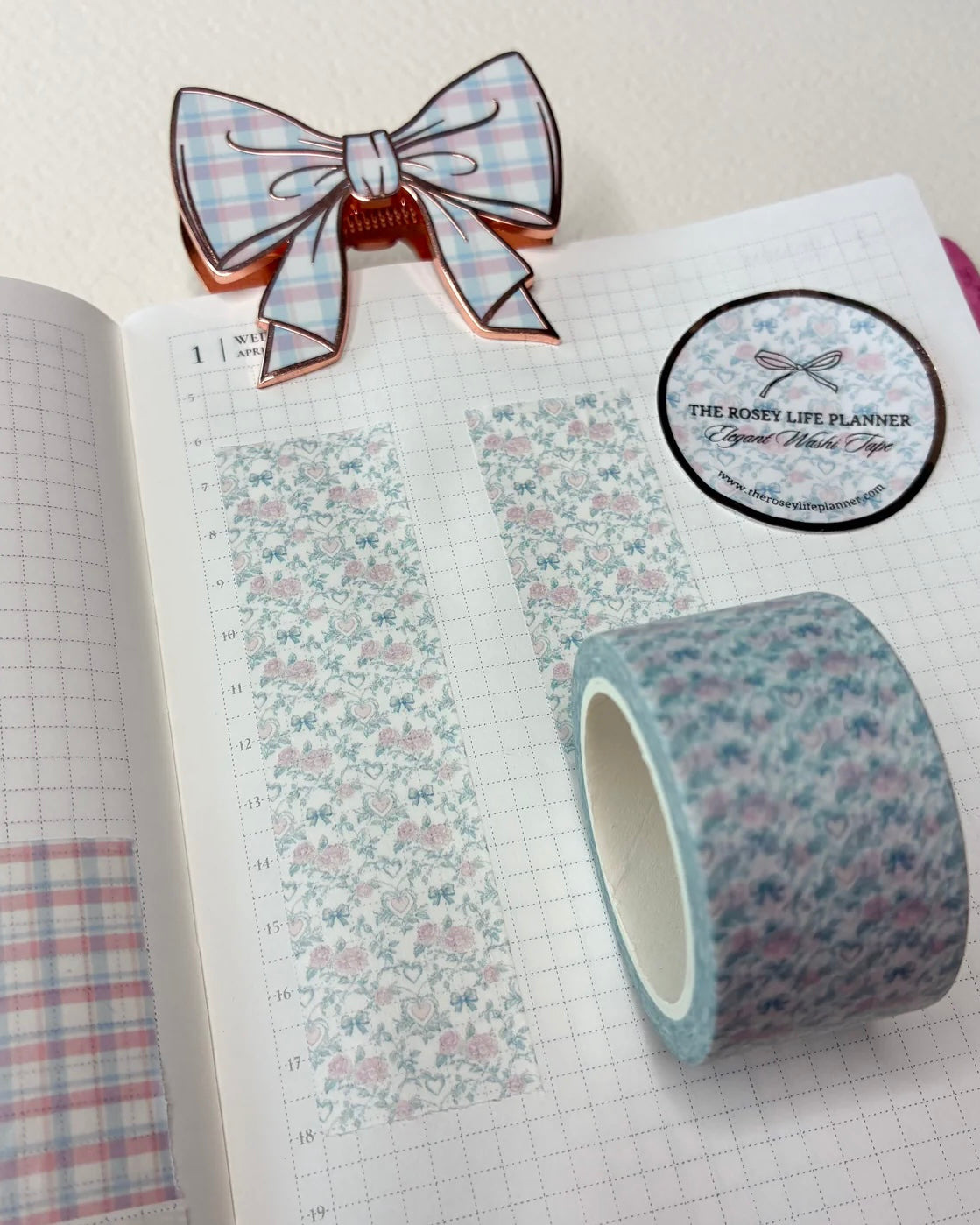 Washitape | lovely blue | flowers