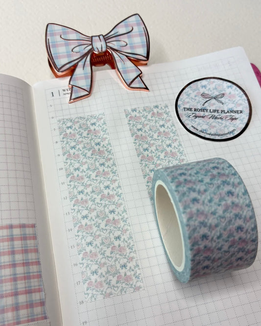 Washitape | lovely blue | flowers