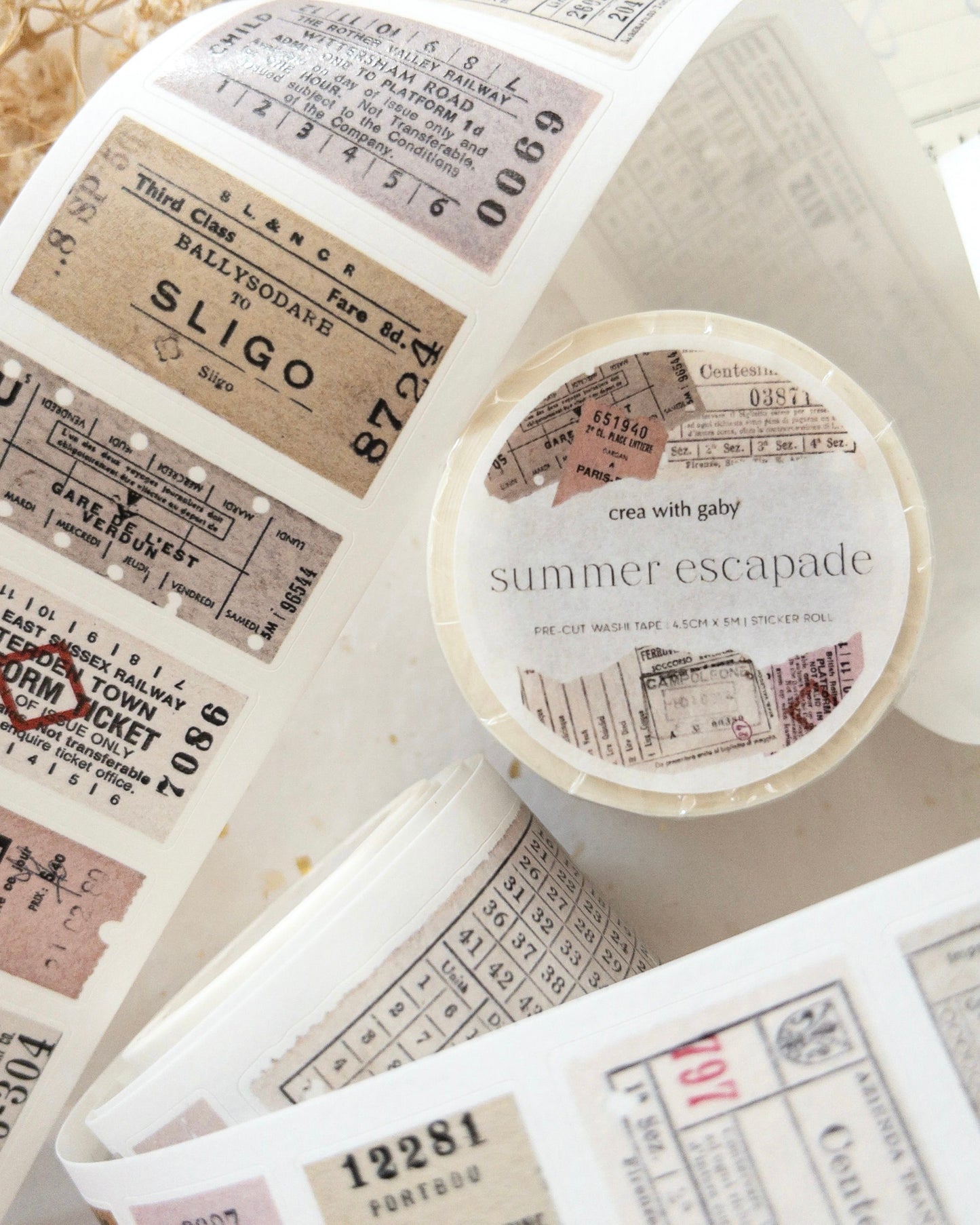 Taiwanese washi tape | summer escapade