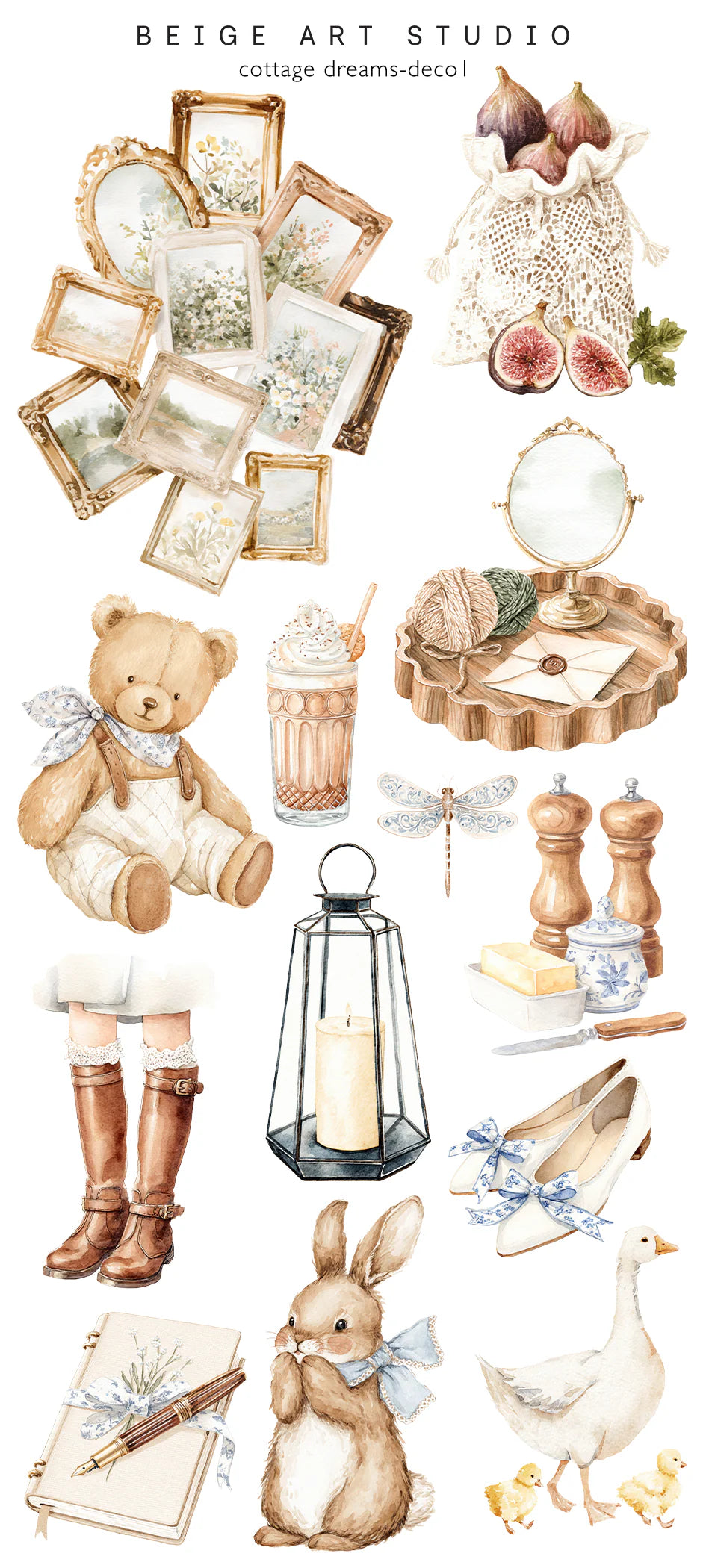 stickervel set | cottage dream