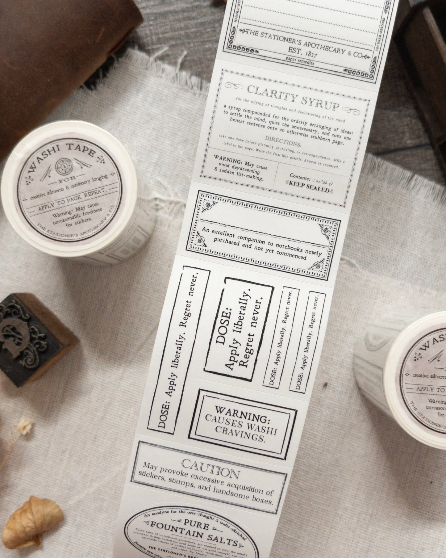 Washitape |  The Stationer's Label Roll I