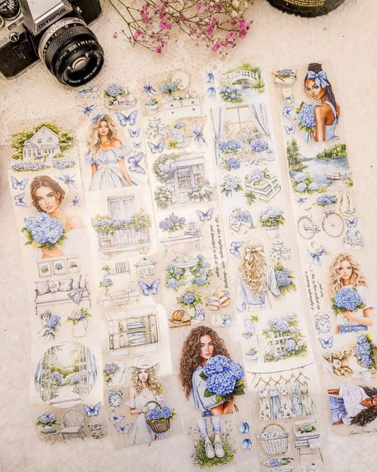 Pettape | blue hydrangea meadow