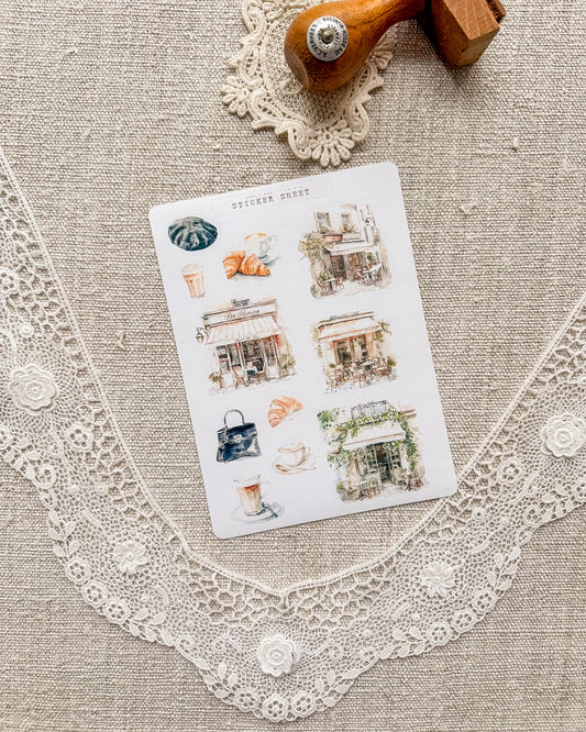 Stickervel | liefde voor Parijs