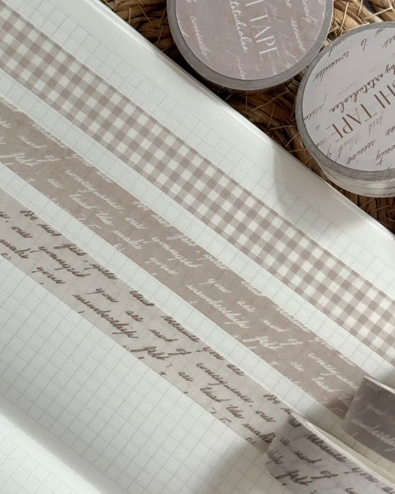 Washitape | vintage handwriting