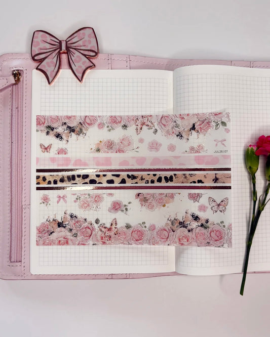 Stickervel | leopard love | flowers