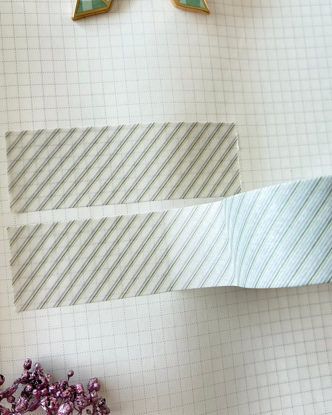 Washitape | reading in nature stripes