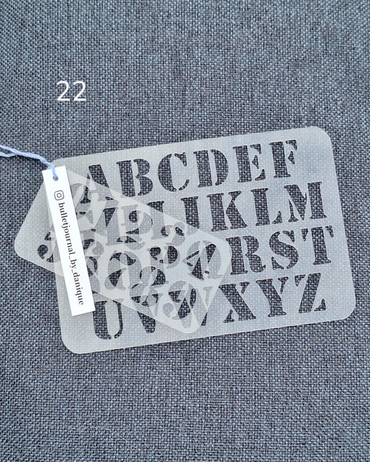Stencil | nummer 22