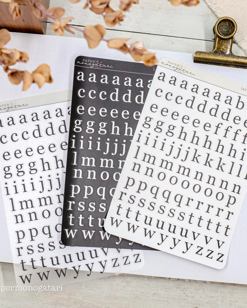 Stickervel | alphabet