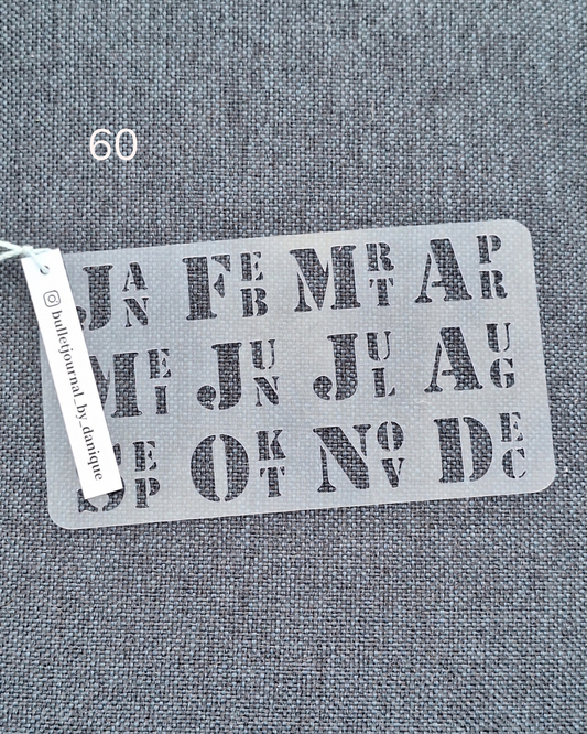 Stencil | nummer 60