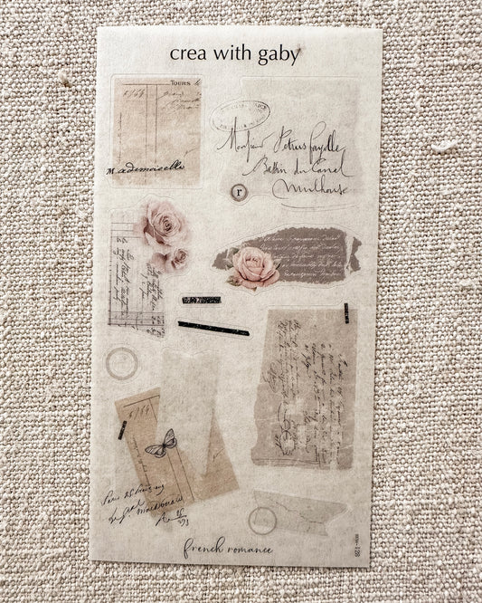 Stickervel | French romance 4