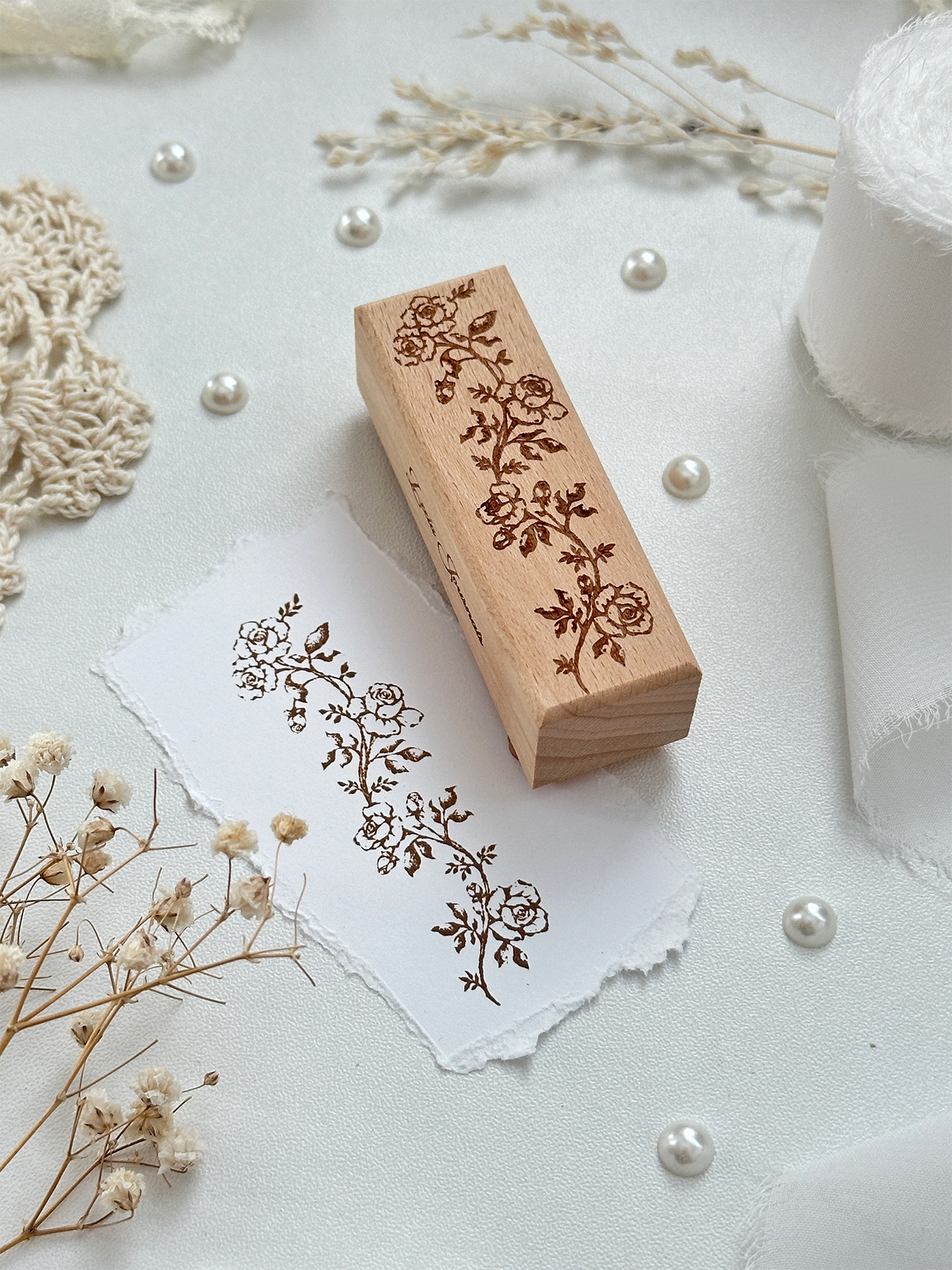 Houten stempel | rozentak