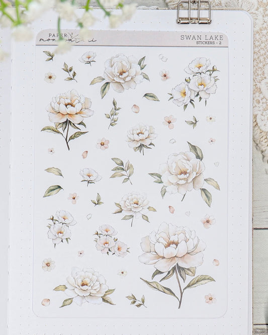 Stickervel | swan lake 2