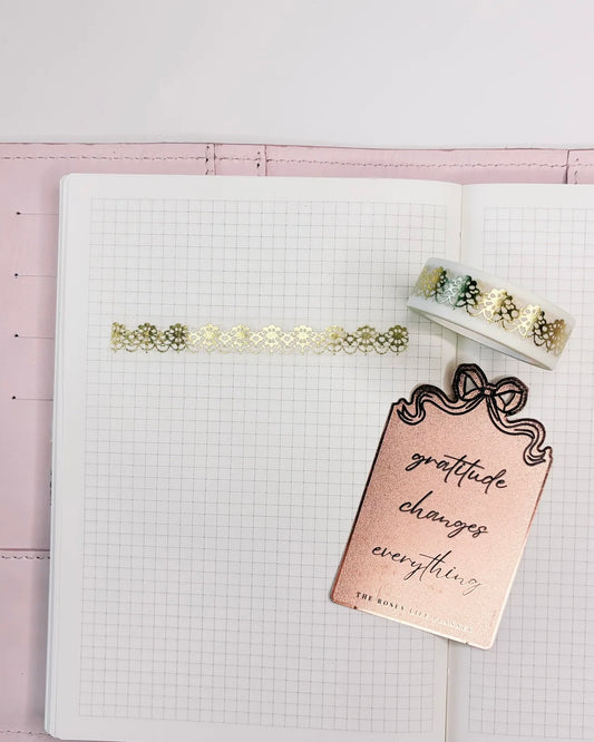 Washitape | anniversary collection | gold lace 1