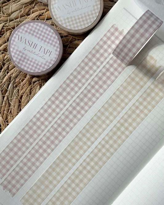 Washitape | pink / butter yellow