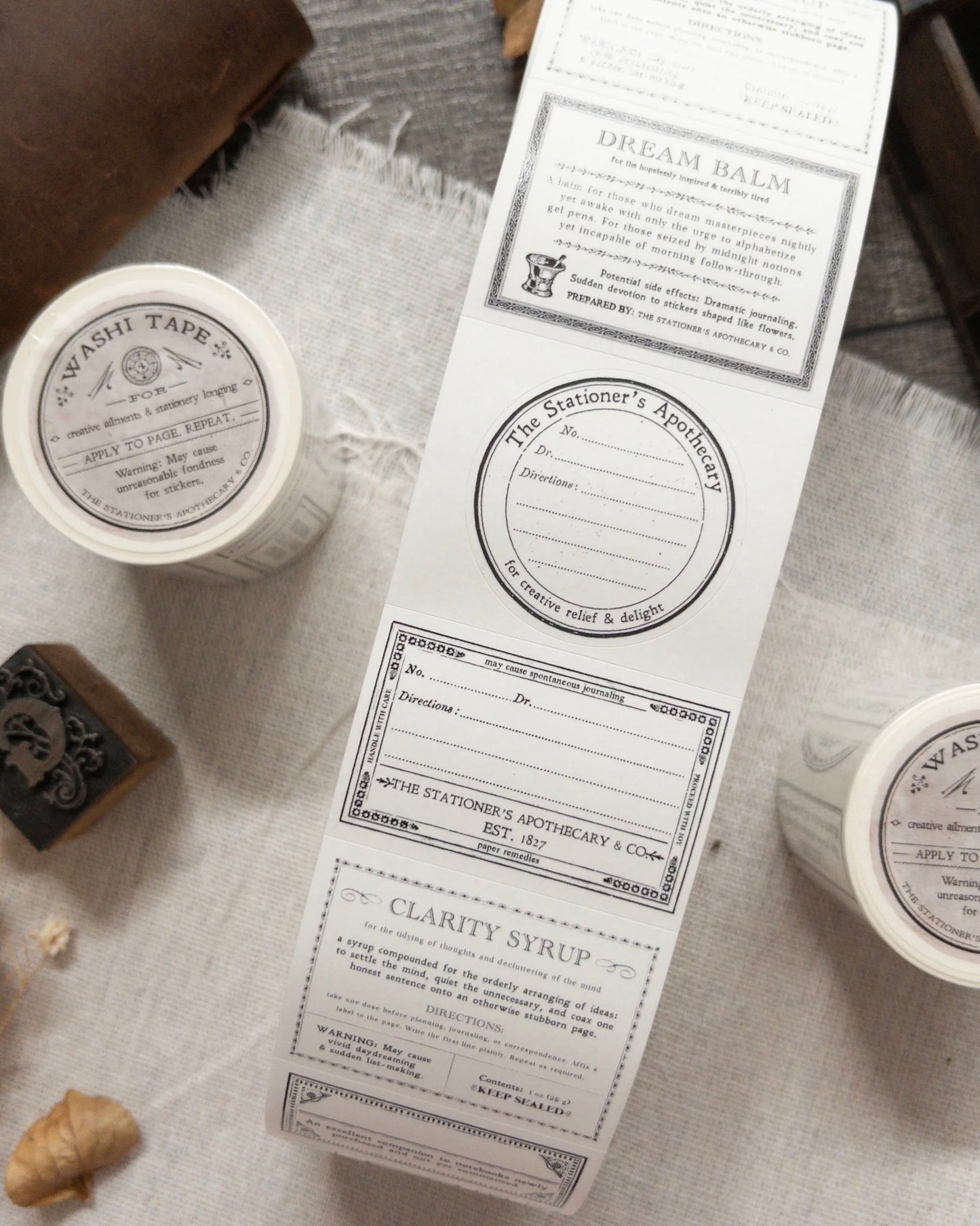 Washitape |  The Stationer's Label Roll I