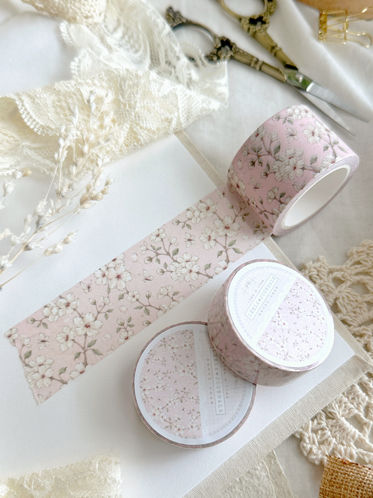 Washitape | roze sakura 30mm