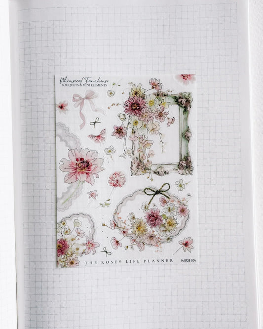 Stickervel | florals | small 2