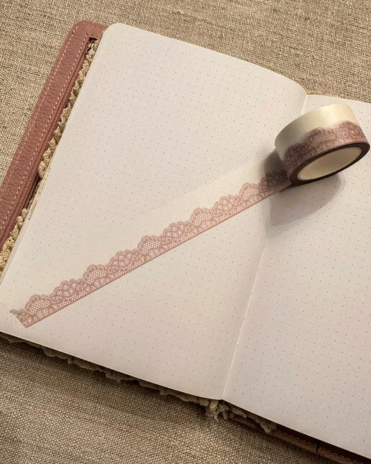 Washitape | lace pink fine