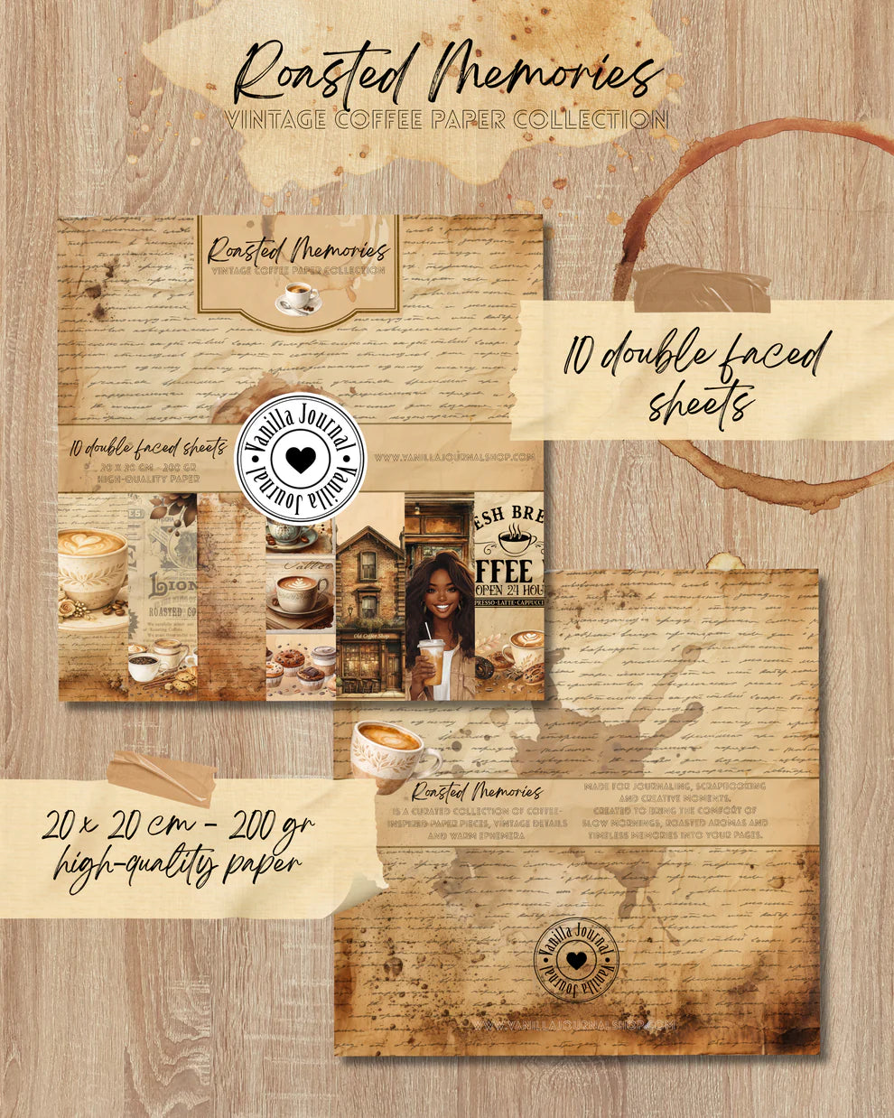 Papierblok | roasted memories