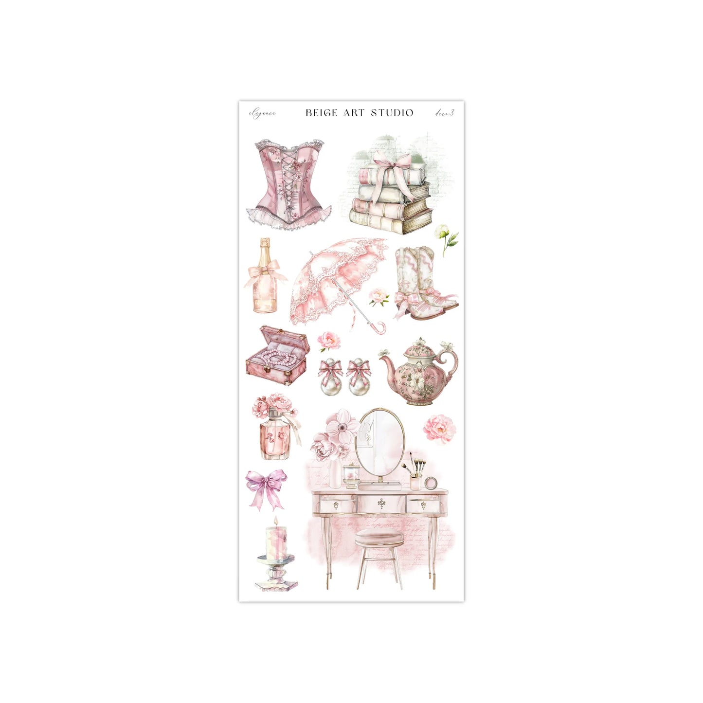 Stickervel set | elegance 2