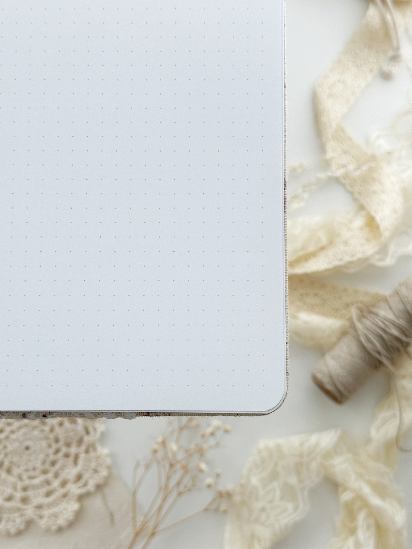 Journal bloemen kant | B5 | dot