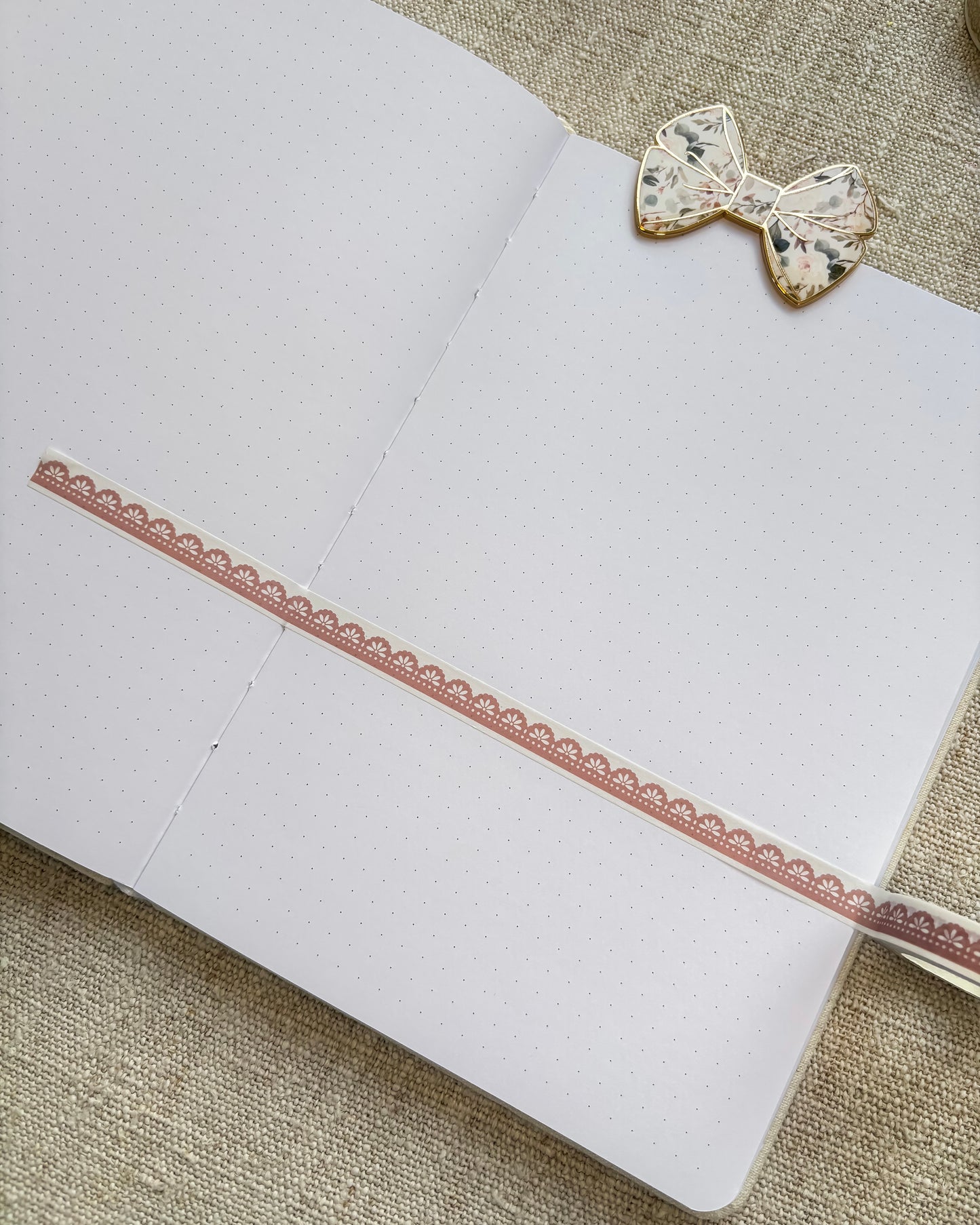 Washitape | coffee & planning | lace warm pink