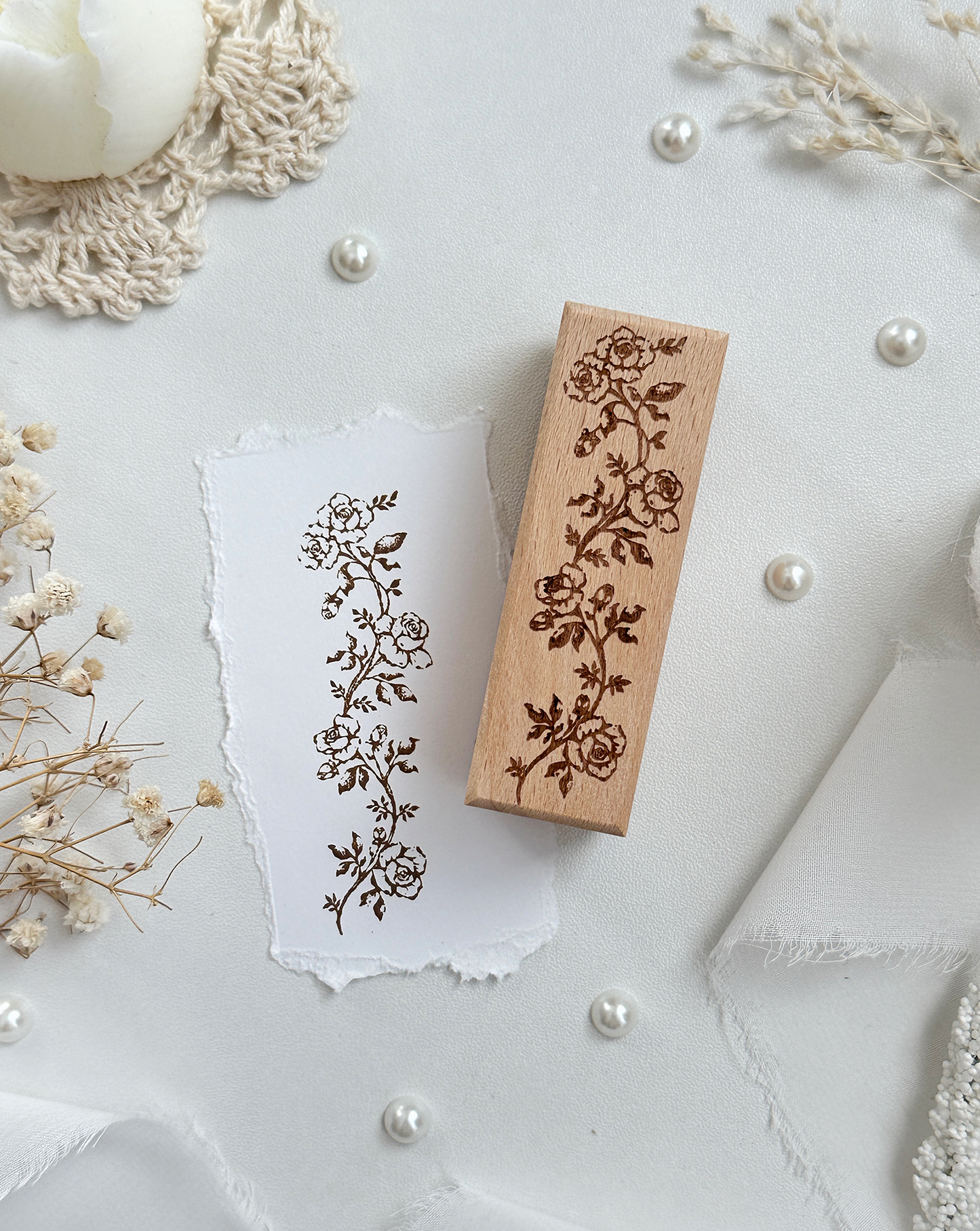 Houten stempel | rozentak