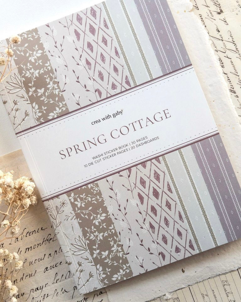 Washitape Stickerboek | spring cottage