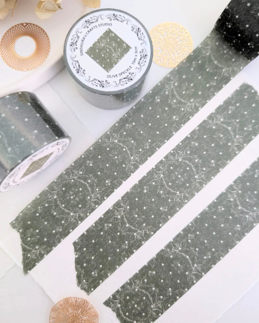 Washitape | Olive speckle
