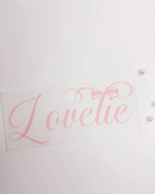 Shirt transfer sticker | lovely | anniversary collection