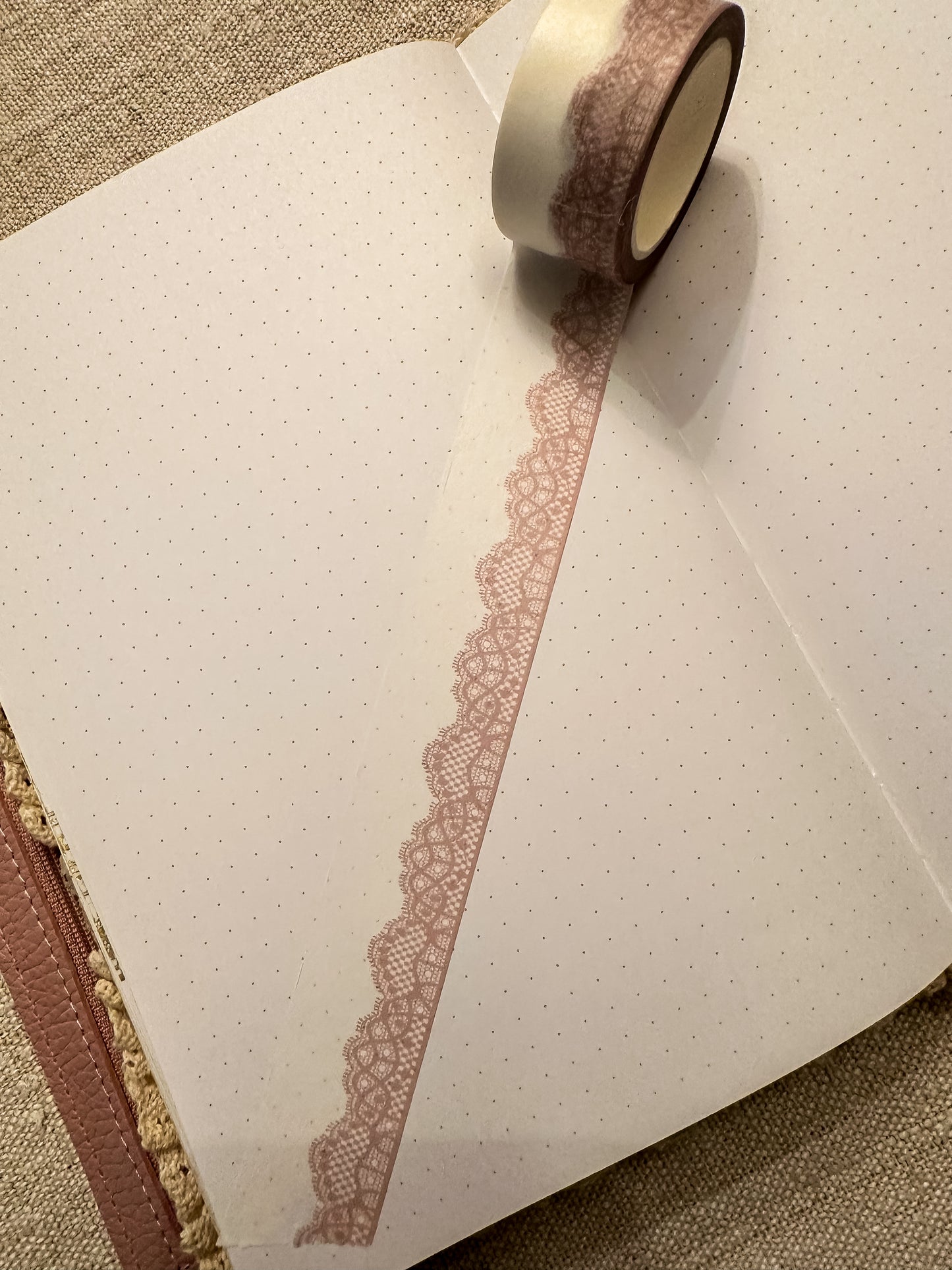 Washitape | lace pink fine