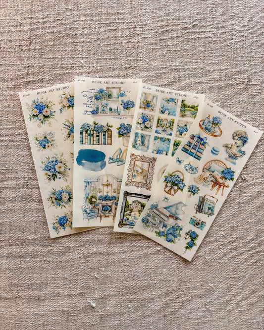 Stickervel set | blue belle