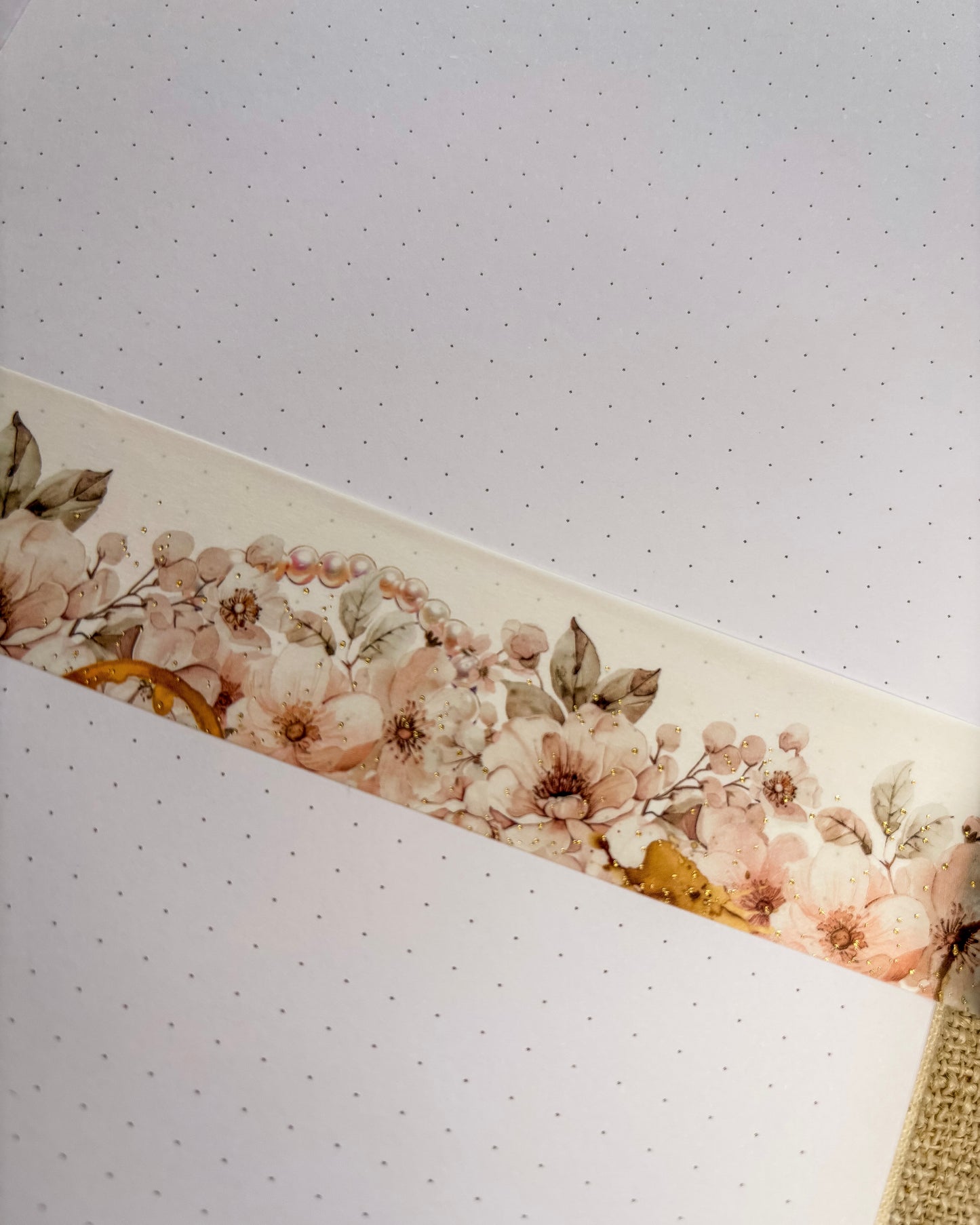 Washitape | coffee & planning | flower collage