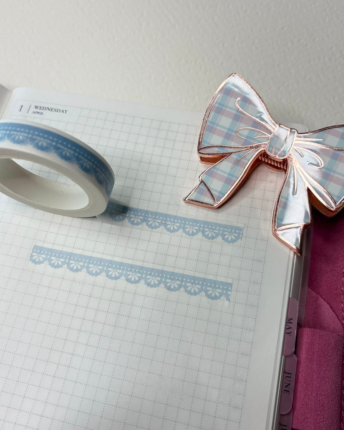 Washitape | lovely blue | lace blue