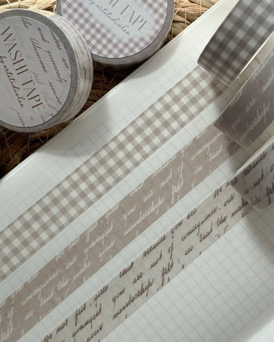 Washitape | vintage handwriting