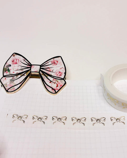 Washitape | gouden strikjes 2