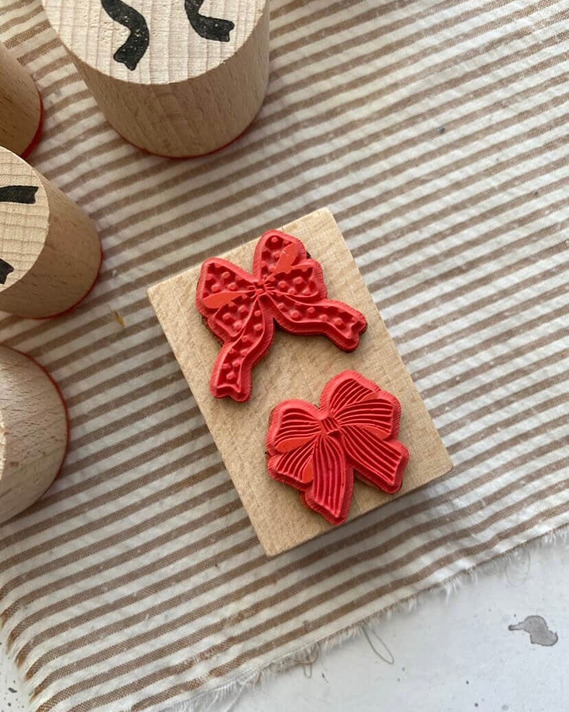 Houten stempel | strikken