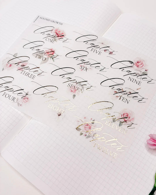 Stickervel | chapters | aligned growth | gold