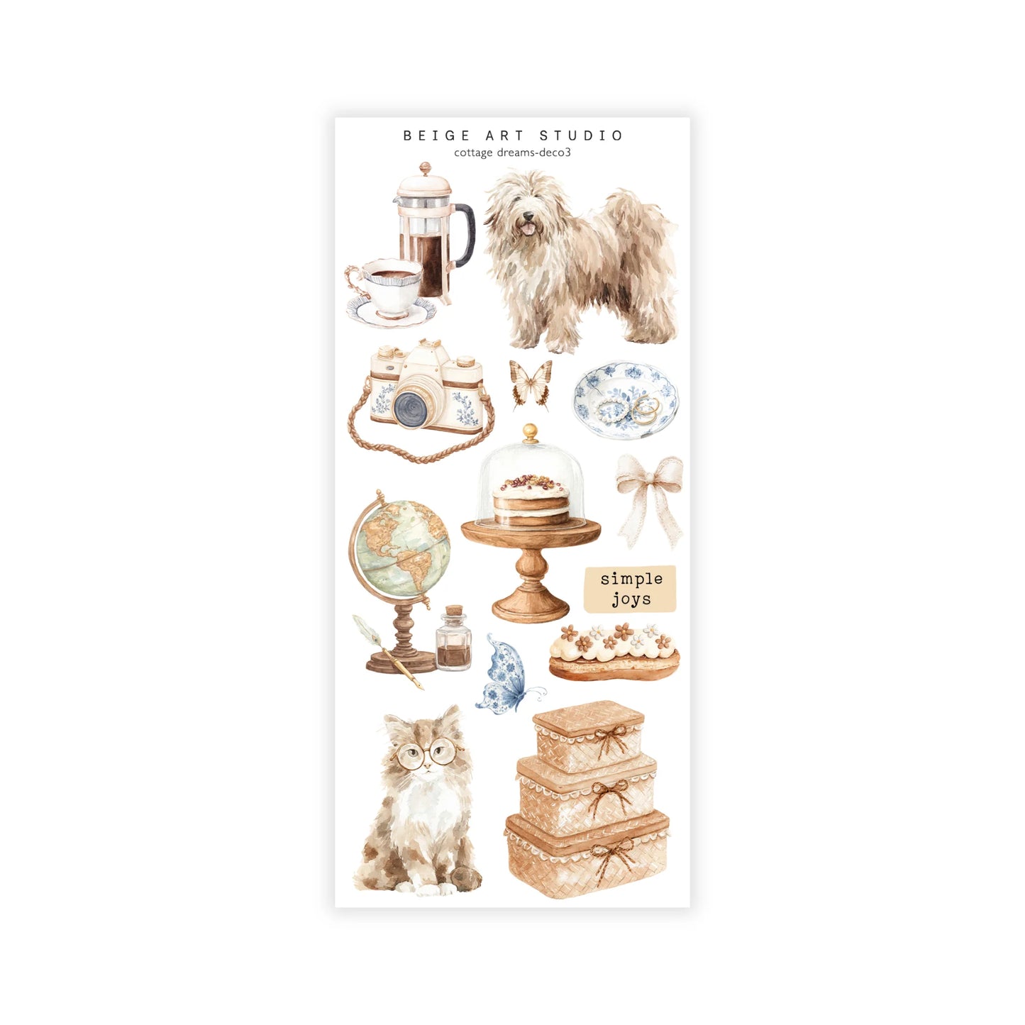 stickervel set | cottage dream