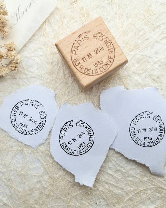 Houten stempel | poststamp