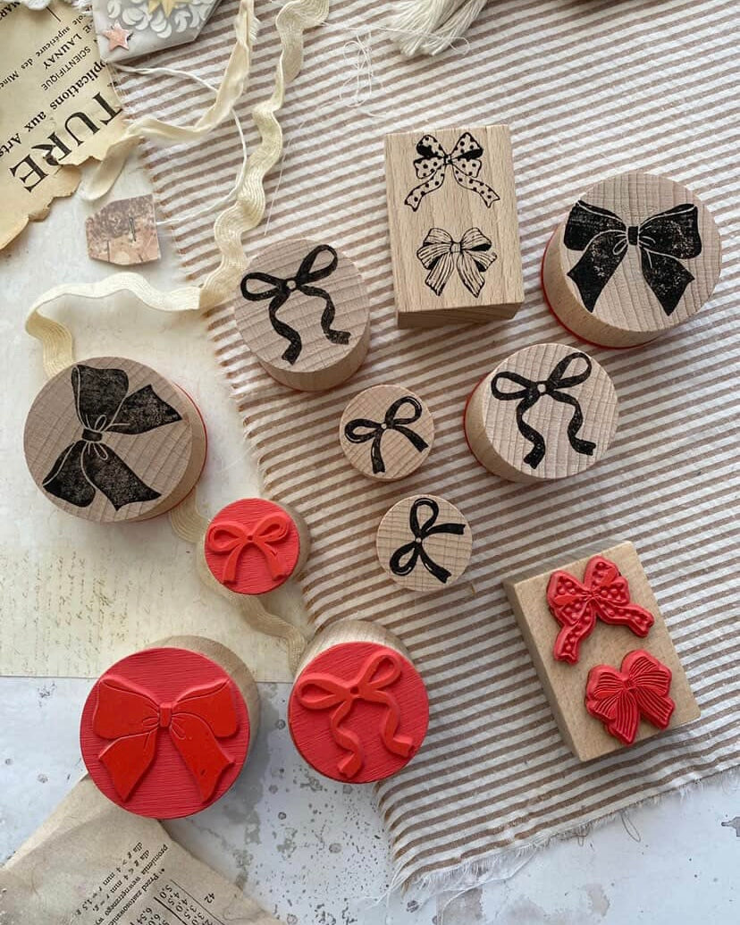 Houten stempel | strikken