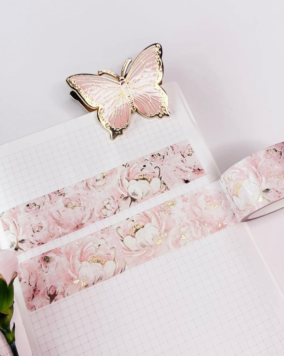 Washitape | Jane Austen  | pink flowers