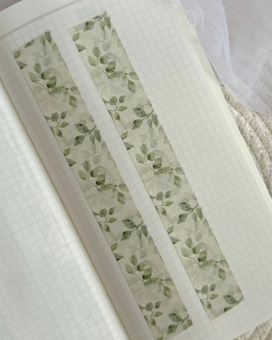 Washitape | groene blaadjes