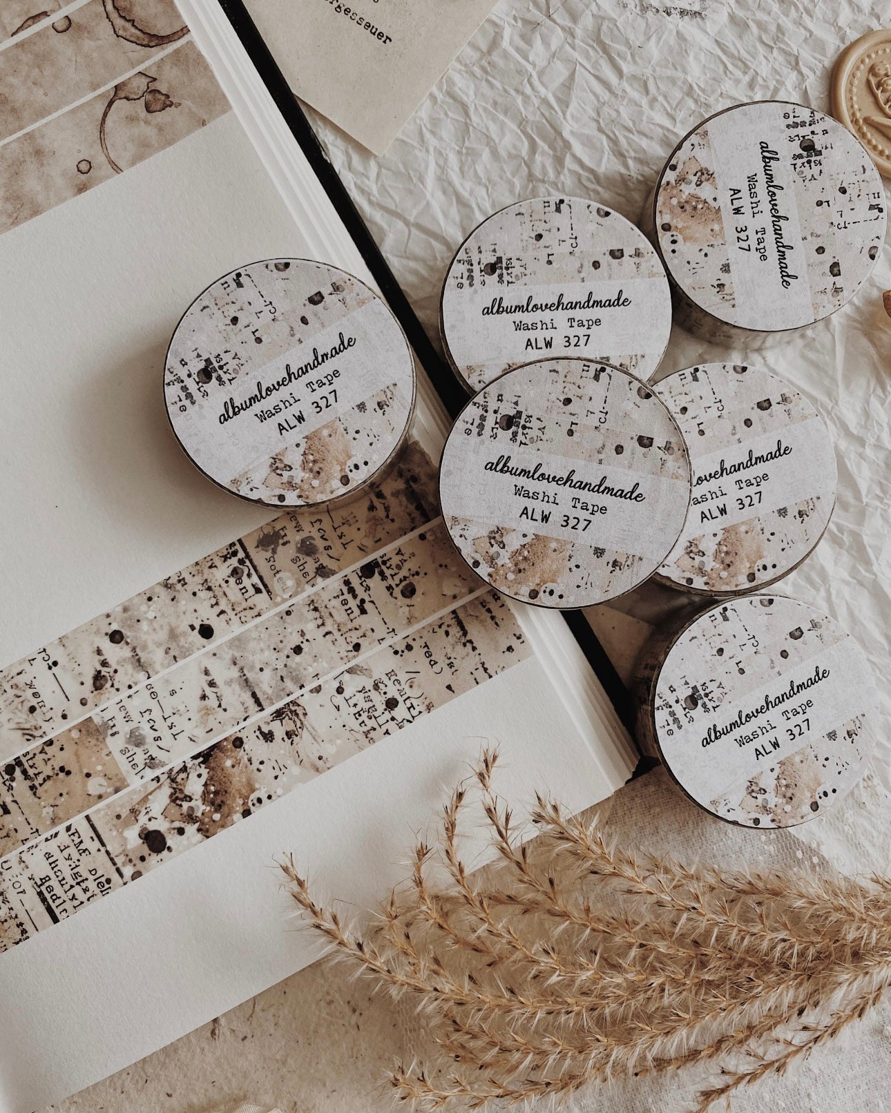 Washitape | vintage tekst