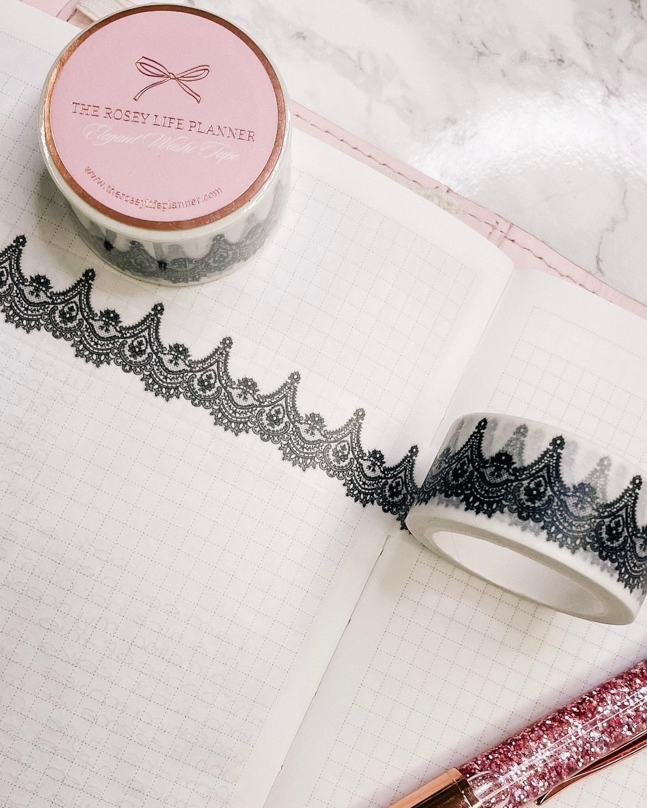 Washitape | black lace